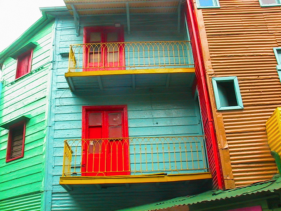 Photo of colorful bario in Argentina